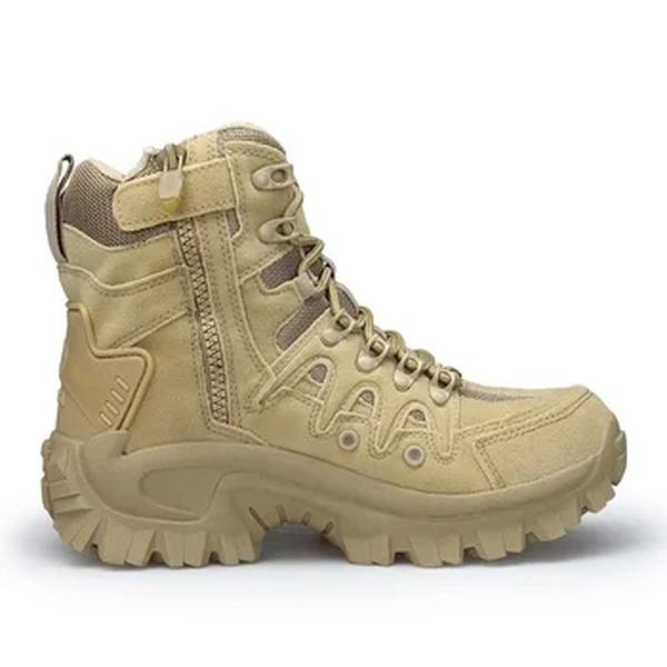 Bota de tornozelo de combate militar masculina, bota tática do exército, sapatos de segurança do trabalho, botas de motocicleta masculinas, tamanho grande 39-46