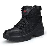 Bota de tornozelo de combate militar masculina, bota tática do exército, sapatos de segurança do trabalho, botas de motocicleta masculinas, tamanho grande 39-46