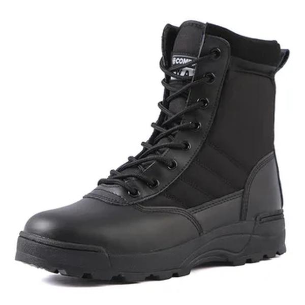 Botas militares táticas masculinas, Força Especial Desert Combat Army Boots, Sapatos de tornozelo para caminhadas ao ar livre, Sapatos de segurança do trabalho masculino