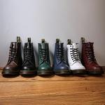 Botas de tornozelo Martin clássicas para homens e mulheres, alta qualidade, couro genuíno, designer, sapatos de motocicleta superiores, tamanho 47