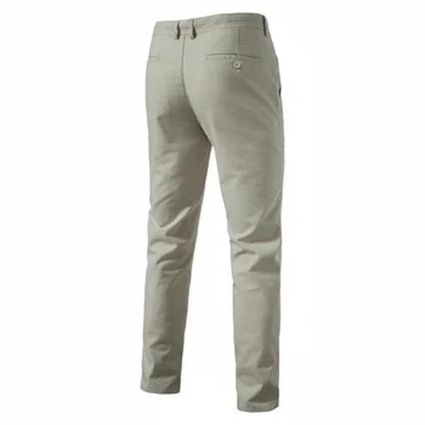 Calça casual de linho masculina, tubo reto respirável, versátil, cor sólida, novo, primavera, outono, 2022