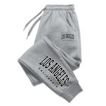 Calça de moletom Los Angeles masculina e feminina, elástica na cintura, casual ao ar livre, moda de alta qualidade, calça esportiva versátil