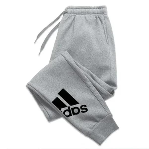 Calça comprida de lã masculina, moletom casual, jogging bottoms, calça esportiva fitness, estampa da moda, outono e inverno, 13 cores