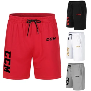 CCM-Shorts de Jogger Casual Secagem Rápida Masculina, Shorts de Treino Masculino, Malha Respirável, Ginásio, Esporte, Verão, Novo, 2023