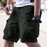 Shorts de carga confortáveis casuais para homens, roupas verão