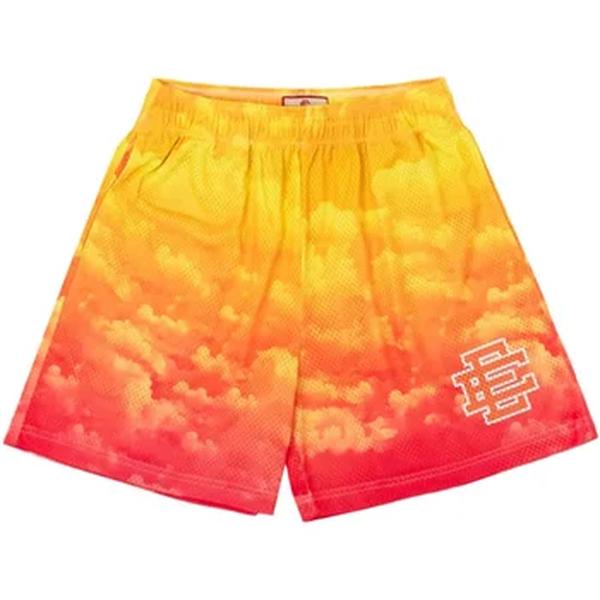 Calções básicos do horizonte de Nova York para homens, moletom de basquete fitness, shorts de malha de ginástica ERIC EMANUEL, verão