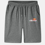 Shorts de poliéster monocromático masculino, confortável shorts de praia esportiva, respirável, monocromático, impressão de letras, casual, macio, moda, verão, novo