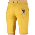 Novo verão masculino amarelo jeans shorts negócio casual moda estiramento 98% algodão 2% elastano calças masculinas em linha reta solto qualidade superior