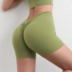 SOISOU-Shorts de Yoga de Nylon para Mulheres, Apertado, Respirável, Em Forma de V, Quadril, Esportes, Ginásio, Ciclismo, Roupas, 10 Cores, Novo