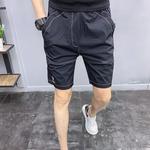 Calção de corrida elástica de secagem rápida masculina, calça esportiva casual, calça elástica, designer de ginástica, sem logotipo, calça nova, Y2K, verão, 2024