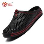 YRZL-Men's Light EVA Sandals, Sapatos Casuais, Hole Shoes, Tamancos, Amantes, Casa, Jardim, Exterior, Praia Masculina, Chinelos Lisos, Verão