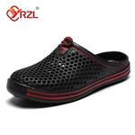 YRZL-Men's Light EVA Sandals, Sapatos Casuais, Hole Shoes, Tamancos, Amantes, Casa, Jardim, Exterior, Praia Masculina, Chinelos Lisos, Verão