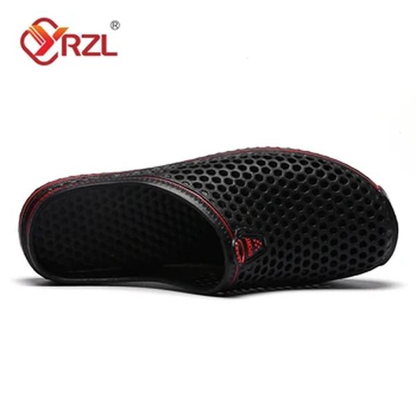 YRZL-Men's Light EVA Sandals, Sapatos Casuais, Hole Shoes, Tamancos, Amantes, Casa, Jardim, Exterior, Praia Masculina, Chinelos Lisos, Verão