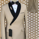 Finos conjuntos de ternos de escritório masculinos, ternos de casamento para noivo, calças blazer, moda, 2 peças