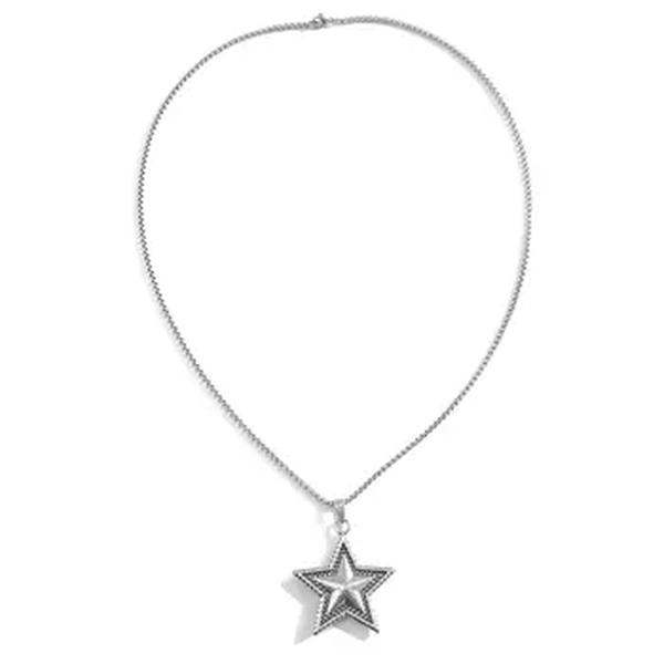 Colar Punk de Estrela de Cinco Pontas, Criativo, Simples, Hip Hop, Personalidade, Temperamento Masculino, Novo