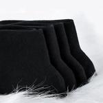 Meias de algodão suaves e respiráveis para homens meias pretas de negócios masculinas, verão e inverno, novo estilo, plus size, 38-45, 10 pares