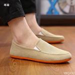 Mocassins masculinos de tamanho grande, chinelos baixos, tecido macio, sapato para dirigir, estilo verão, mocassins masculinos, na moda