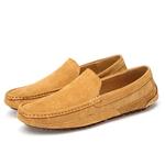 Homem De Couro de camurça Mocassins de Luxo 2022 Sapatos Casuais Para Homens Sapatos Barco Handmade Homens Slipon Sapatos de Condução Mocassins Masculinos Zapatos