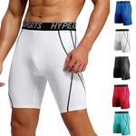 Calções masculinos de compressão sportswear calças justas de treino, leggings de ginástica fitness, calças curtas calças esportivas, shorts de corrida, verão, 2023