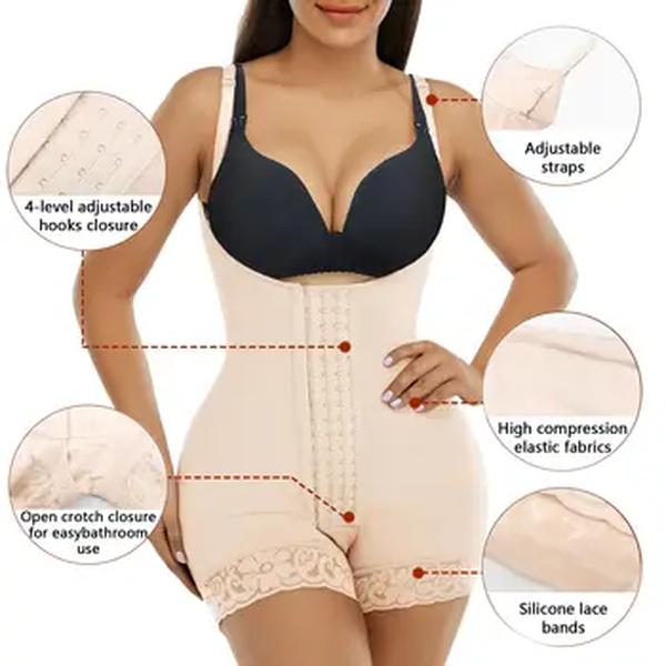 Fajas Reductores Body Shaper para mulheres, bainha emagrecedora Shapewear barriga lisa, bodysuit controle barriga, cintas pós-parto, espartilho