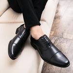 Masculino Clássico Triplo Conjunto Oxford Derby Sapatos, Sapatos de vestido de negócios, Calçado de lazer para trabalho, escritório, cavalheiro, casamento de luxo