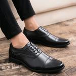 Masculino Clássico Triplo Conjunto Oxford Derby Sapatos, Sapatos de vestido de negócios, Calçado de lazer para trabalho, escritório, cavalheiro, casamento de luxo