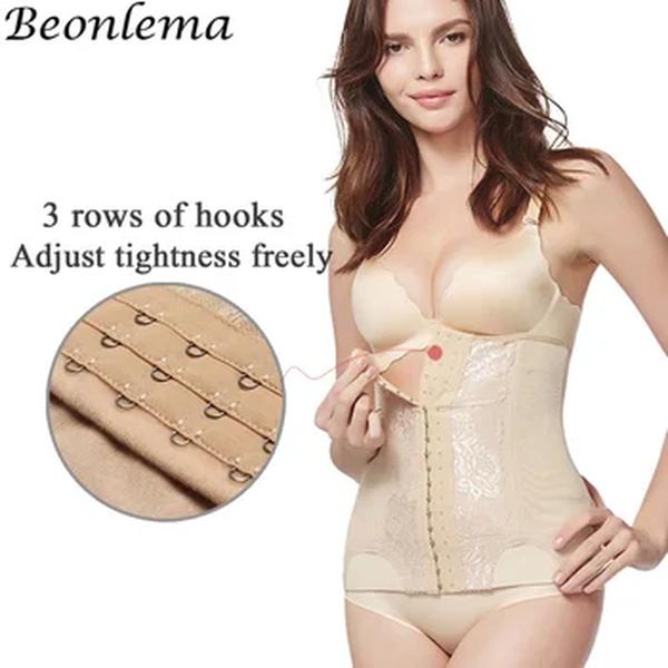 Shaper do corpo bordado em malha para mulheres, cintas colombianas, treinador de cintura, shapewear controle de aperto da barriga