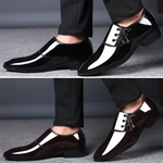 Sapatos De Couro Italiano Para Homens, Lace Up Oxfords, Couro Preto, Festa De Casamento, Negócios, Tendências, Tamanhos Grandes