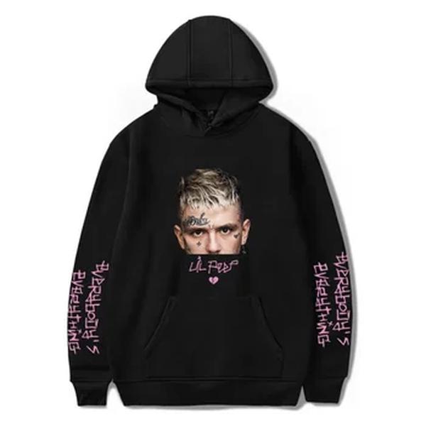 Hoodie Lil Peep feminino e masculino, moletom Hip Hop, vintage, outono, com capuz unissex, moda Harajuku Street