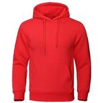 Homens De Cor Sólida Hoodies Velo Quente Mens Camisola Moda Streetwear dos homens Casuais Solto Respirável Pullovers Marca Hoody