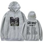 Hoodies unissex para meninos, Junior H Tour, pulôver engraçado, streetwear casual, moletom da moda, triste Boyz 4, álbum Life Merch Print, outono