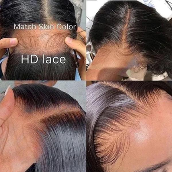 Peruca brasileira sem cola da onda do corpo para mulheres, laço frontal, cabelo humano dianteiro, 30 ", 13x4, 13x6, 5x5 fechamento peruca, na venda