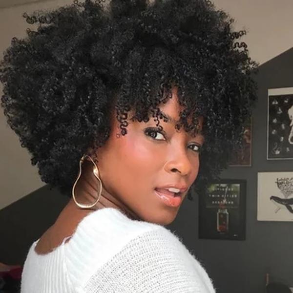 BeisdWig-Afro Kinky Curly peruca preta, perucas de cabelo sintético para mulheres negras, mulheres afro-americanas