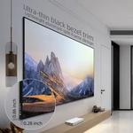 Tela do projetor ALR com moldura, prisma em T, rejeição da luz ambiente, projeção de vídeo UST, cristal cinza, 100 "-150", 4K, Novo, 2023