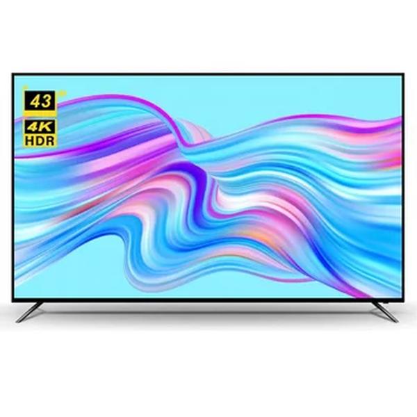 Tela Plana Inteligente LED Televisão, Android Smart TV, OEM, Preço De Fábrica, 43 ", 4K