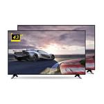 Tela Plana Inteligente LED Televisão, Android Smart TV, OEM, Preço De Fábrica, 43 ", 4K