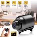 Mini Indoor Night Vision Camera, 1080P HD, Wi-Fi, Monitor do bebê, Cam Segurança Interior, IP Cam, Áudio, Slot para cartão SD, Video Camcorder, Pet Segurança