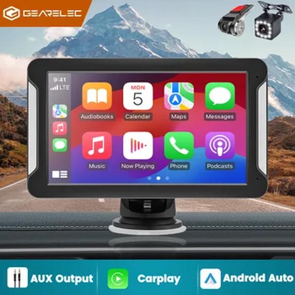 Universal Touch Screen Car Radio, Multimedia Video Player, portátil sem fio Apple CarPlay, Android Auto, 7 ", apto para BMW, VW, Benz, OPEL